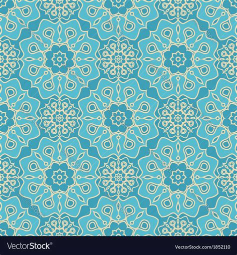 Turquoise Seamless Pattern Royalty Free Vector Image