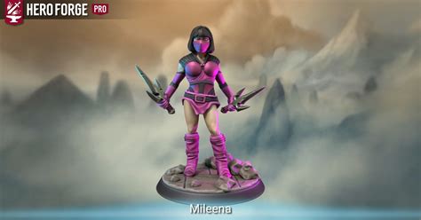 Mileena Made With Hero Forge