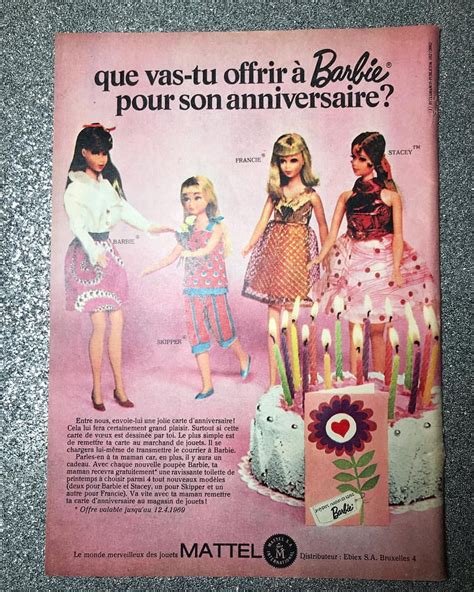 I Love This Vintage Barbie Ad From Belgium I Got In A Lot From A