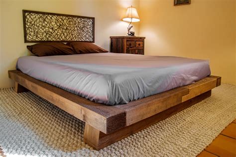 If you have already got the idea about the bed frame, you are already one step ahead to get the bedroom style you always wanted. Wood bed frame, rustic reclaimed salvaged timber full ...