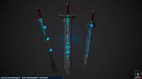 3d Model Fantasy Swords Cgtrader
