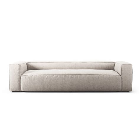 Grand Sofa 3 Seater Sandshell Beige Decotique Uk