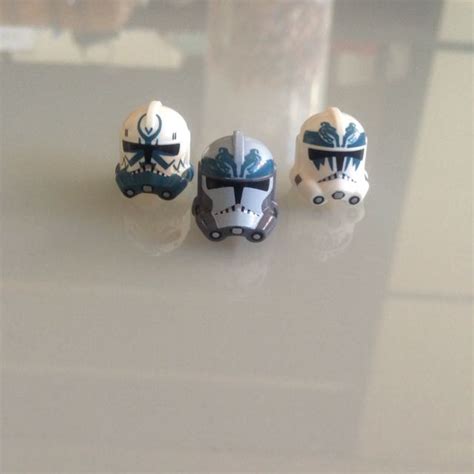 Lego Arealight Customs Star Wars Clone Wars Wolfpack Troopershelmets