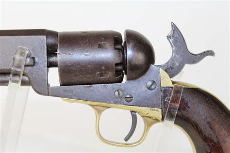 Civil War Antique Colt Navy 1851 Percussion Revolver Csa Marked 36 013