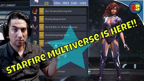 injustice 2 starfire multiverse is here epic gear showcase youtube
