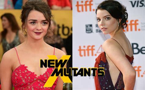 X Men Spinoff Film New Mutants Casts Maisie Williams And Anya Taylor Joy