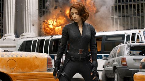 The Avengers Explosion Marvel Cinematic Universe Movies Scarlett