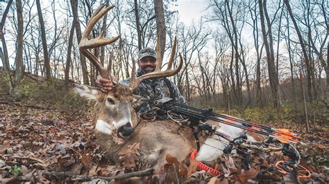 160 Iowa 8pt Whitetail Buck Taken With A Bow By Bowadx Founder Chad