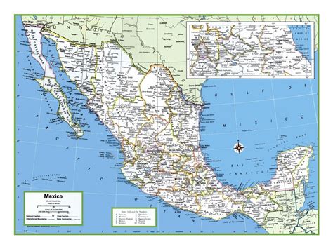 Mexico Mapa Pz C Mapa De Mexico