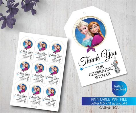 Frozen 4th Birthday Girl Clipart Printable Elsa Anna Disney Etsy