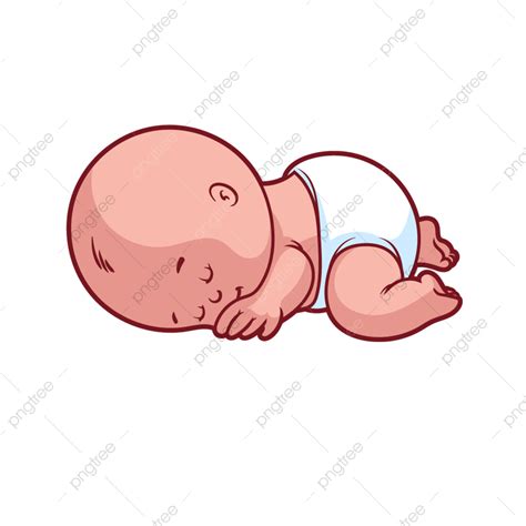 Gambar Karakter Bayi Tidur Bayi Tidur Bahan Png Transparan Clipart