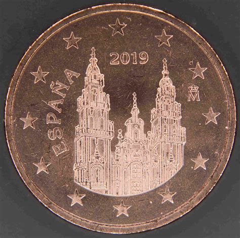 Espagne Monnaies Euro Unc 2019 Valeur Tirage Et Images Sur Pieces