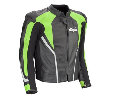 Kawasaki Ninja Green And Black Racing Leather Motorcycle Jacket Suits