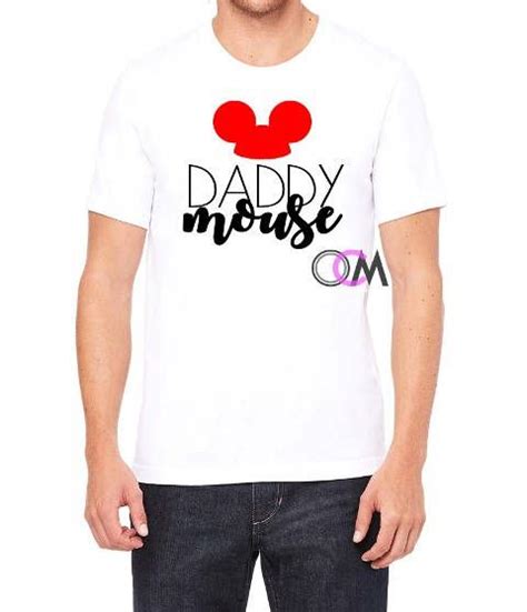 Daddy Mouse Disney Dad Shirt Mousedaddy Disney Shirts Mouse Squad