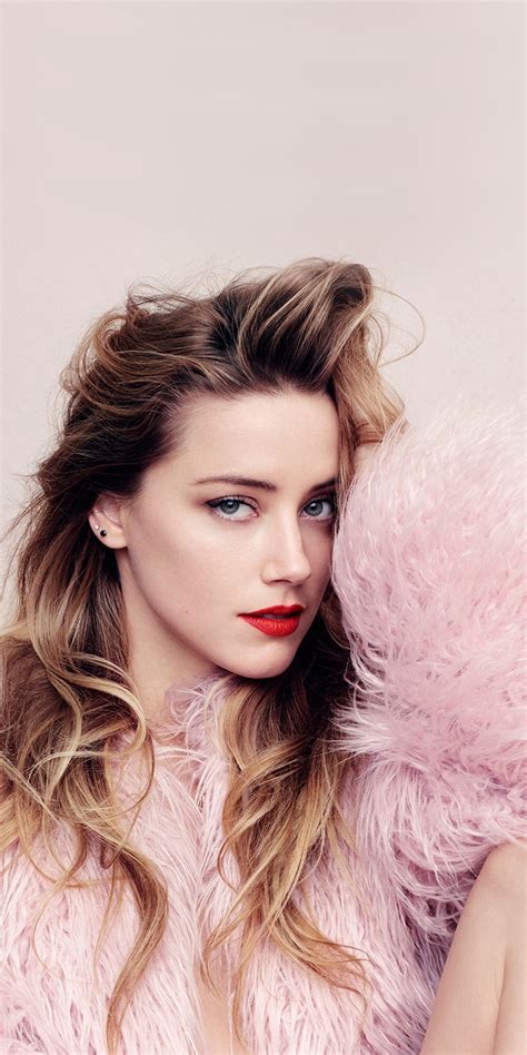 Download Wallpaper 1080x2160 Beautiful Actress Amber Heard Blue Eyes