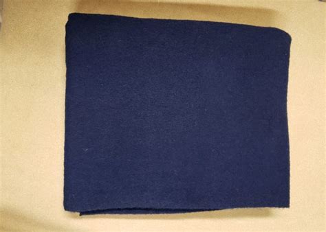 Wool Camp Blanket Navy Heaviest Wool Asbell Wool