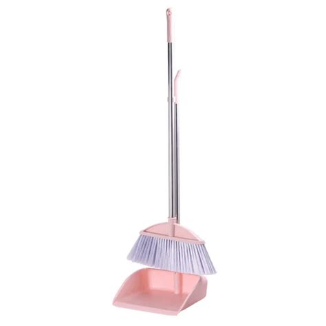 New Arrival Wholesale Long Handle Stainless Steel Pink Broom And
