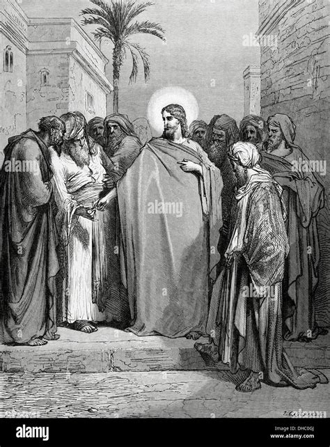 New Testament Gospel Of Matthew Chapter Xxii Caesars Money Gustave