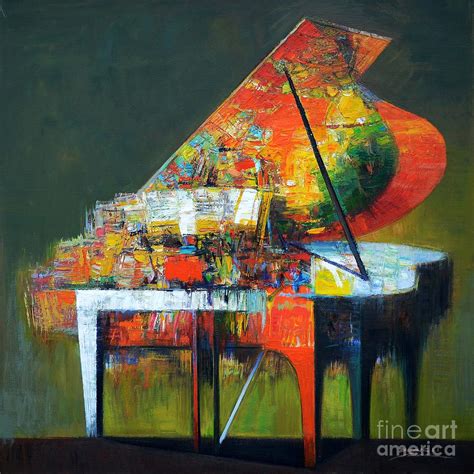 Piano No39 Painting By Zheng Li