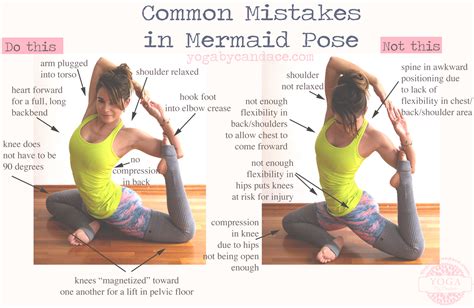 Common Mistakes In Mermaid Pose — Yogabycandace