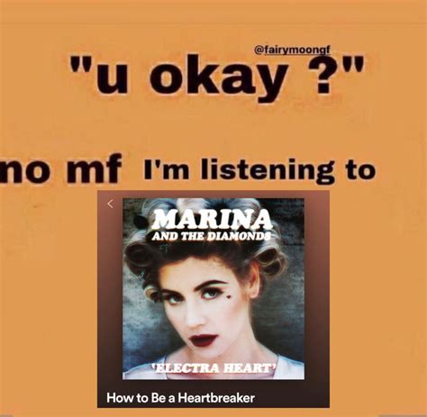 Marina Has My Entire Heart Marina And The Diamonds Merna Artist Memes
