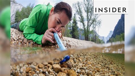 Lifestraw Lets You Drink Out Of Rivers And Streams Youtube