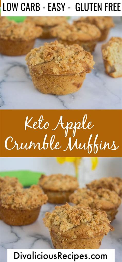 Brown sugar substitute 3/4 tsp. Low Carb "Apple" Crumble Muffins | Recipe (With images ...
