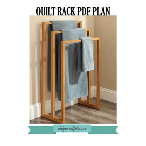 Diy Towel Racks Quilt Rack Plans Quilt Stands Built Plan Etsy Canada