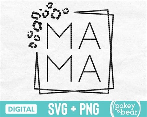 Leopard Mama Svg Cheetah Mama Svg Mom Svg Mom Life Svg Etsy Svg