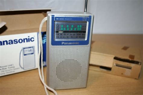 Panasonic Rf 1050 4 Band Tv Sound Fm And Am Pocket Radio In Box 1 Ebay