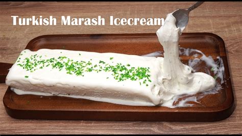 How To Make Turkish Marash Icecream Original Icecream Recipe Youtube