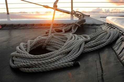 Download Sailing Rope Tied On Deck Wallpaper