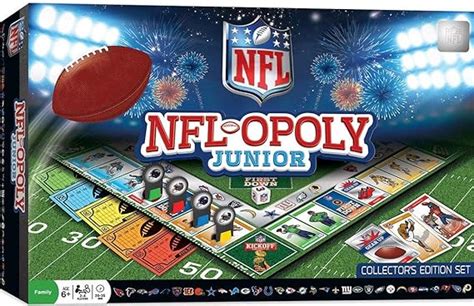 Masterpieces Nfl Opoly Junior Board Game Collectors