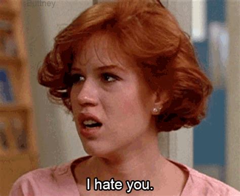 Molly Ringwald Hate  Find And Share On Giphy