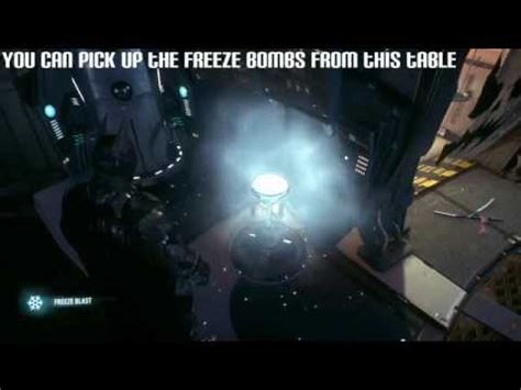 Batman Arkham Knight Freeze Blast (Bomb) Secret Gadget ...