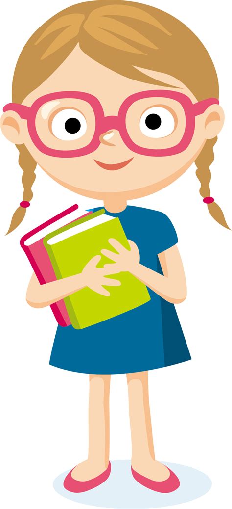 student png - Cartoon Student Png Free Photo Clipart - Smart Kids Vector Png | #478085 - Vippng