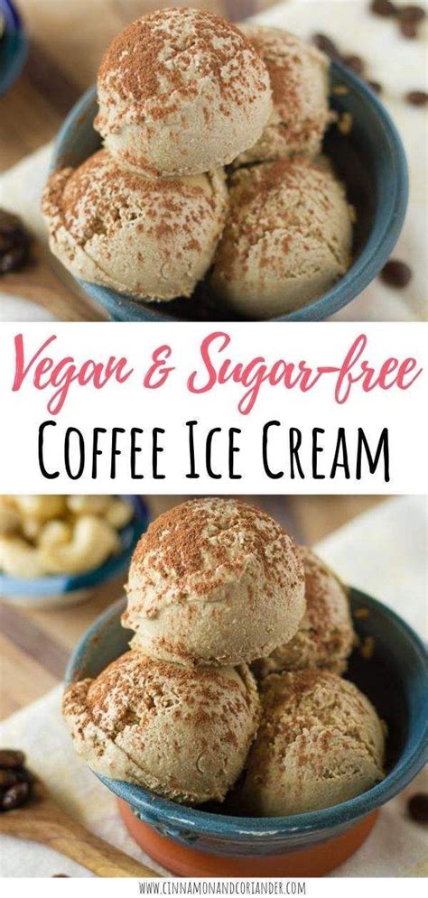 A yummy snack with only 0.2 fat and 50 calories. Vegan Coffee Cashew Milk Ice Cream | Recipe | Ice cream ...