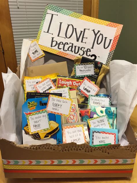 50 birthday gifts ideas for husband. Isn't this a cute way to say I love you? I made this ...