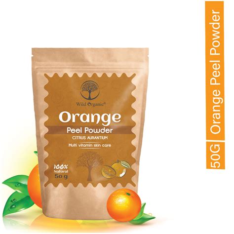 Orange Peel Powder 50 Gm Wildorganic Ind