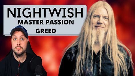 Nightwish Master Passion Greed Live Reaction Youtube