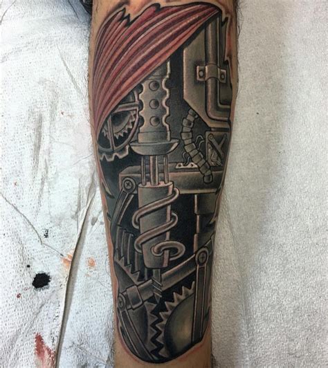 Here is a more animated version of a biomechanical tattoo design. 75+ Best Biomechanical Tattoo Designs & Meanings - (Top of ...