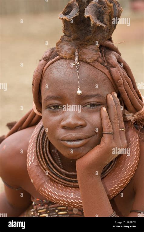 Himba Woman In Namibia Stock Photo Alamy
