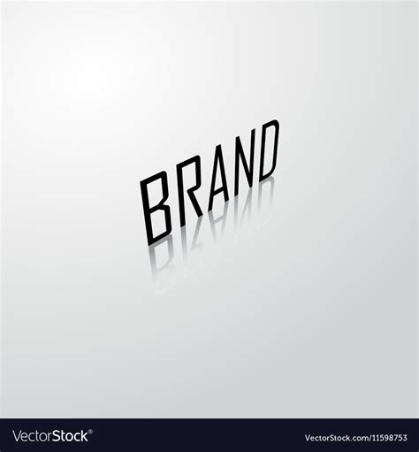Brand Name Background Royalty Free Vector Image