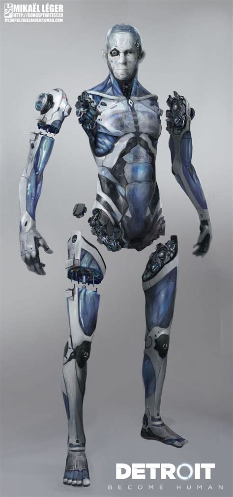 Male Android Art Detroit Become Human Art Gallery