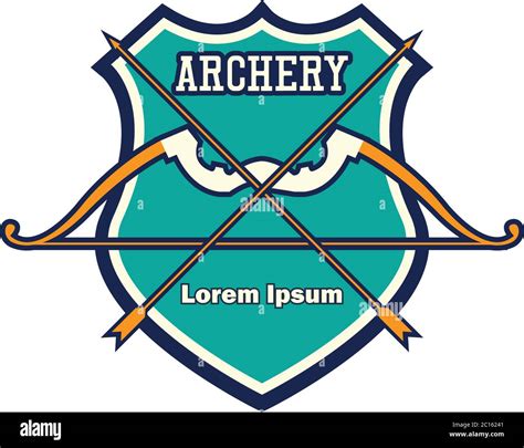 Archery Logo With Text Space For Your Slogan Tag Line Vector