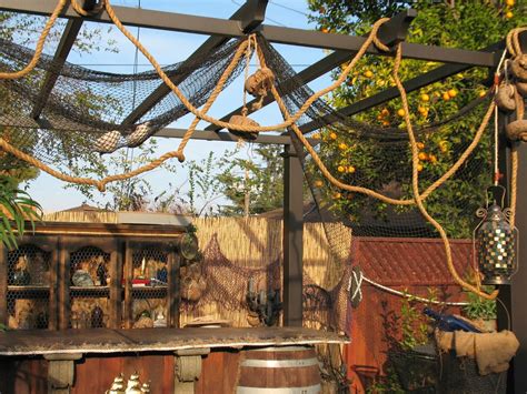Artsy Fartsy Pirate Bar House Backyard Hotel Landscape Sunroom