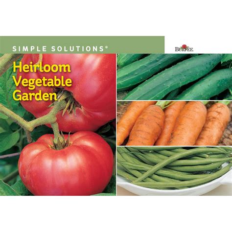 Burpee Simple Solutions Heirloom Vegetable Garden Seed