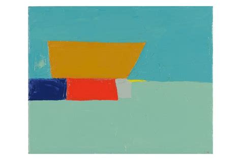Etel Adnan Abstract Expressionism Painting Contemporary Oil