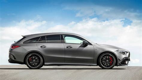 Mercedes Amg Cla 45 Shooting Brake Debuts Its Shapely Long Roof Lines
