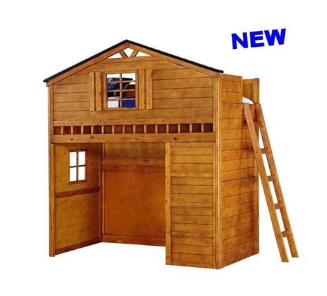 Check spelling or type a new query. Heavy Duty Bunk Beds Kids Twin Loft Cabin House Bedroom ...